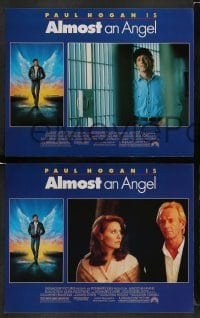 4k061 ALMOST AN ANGEL 8 LCs '90 cool images Paul Hogan, Elias Koteas, Linda Kozlowski!