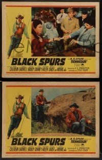 4k099 BLACK SPURS 8 LCs '65 every time Rory Calhoun comes to town, someone's gonna die!
