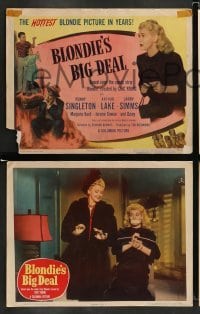 4k103 BLONDIE'S BIG DEAL 8 LCs '49 Penny Singleton & Arthur Lake as Dagwood, created by Chic Young!