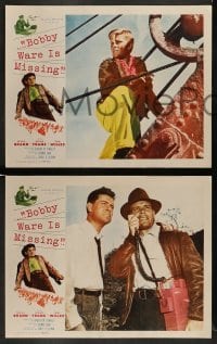 4k106 BOBBY WARE IS MISSING 8 LCs '55 Neville Brand, Franz, screen's master story of suspense!