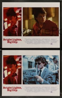4k119 BRIGHT LIGHTS BIG CITY 8 LCs '88 Michael J. Fox & Kiefer Sutherland in New York City!