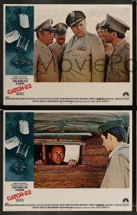 4k141 CATCH 22 8 LCs '70 Alan Arkin, Orson Welles, Anthony Perkins, directed by Mike Nichols!
