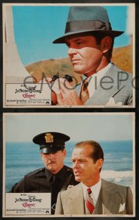4k877 CHINATOWN 3 LCs '74 great images of Jack Nicholson in Roman Polanski film noir classic!