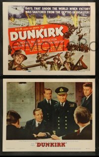 4k217 DUNKIRK 8 LCs '58 John Mills, Ealing, Richard Attenborough, cool World War II battle scenes!