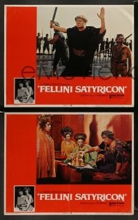 4k246 FELLINI SATYRICON 8 LCs '70 Federico's Italian cult classic, Rome before Christ, wild images!