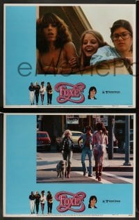 4k274 FOXES 8 LCs '80 Jodie Foster, Cherie Currie, Marilyn Kagen + super young Scott Baio!