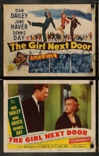4k291 GIRL NEXT DOOR 8 LCs '53 Dan Dailey, sexy June Haver & Dennis Day, dancing!