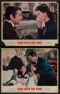 4k302 GONE WITH THE WIND 8 LCs R67 Clark Gable, Vivien Leigh, McDaniel, Munson, all-time classic!
