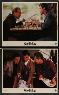 4k305 GOODFELLAS 8 LCs '90 Robert De Niro. Ray Liotta, Joe Pesci, Martin Scorsese Mafia classic!
