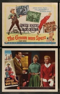 4k313 GROOM WORE SPURS 8 LCs '51 lady lawyer Ginger Rogers & Hollywood cowboy Jack Carson!