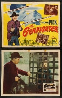 4k318 GUNFIGHTER 8 LCs '50 western cowboy Gregory Peck as Johnny Ringo, Jean Parker!
