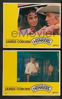 4k346 HONKERS 8 LCs '72 James Coburn, Lois Nettleton, cool images of wild bronc riding, calf roping