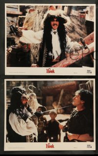 4k349 HOOK 8 LCs '91 Julia Roberts as Tinkerbell, pirate Dustin Hoffman & Robin Williams!