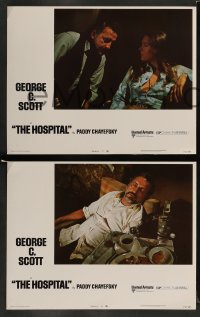 4k351 HOSPITAL 8 LCs '71 George C. Scott, Diana Rigg, Paddy Chayefsky!