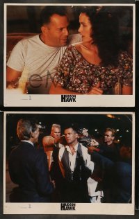 4k823 HUDSON HAWK 6 LCs '91 great images of Bruce Willis, Danny Aiello, sexiest Andie MacDowell!