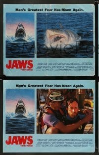 4k395 JAWS: THE REVENGE 8 LCs '87 Lorraine Gary, Mario Van Peebles, Michael Caine, Lance Guest!