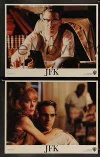 4k399 JFK 8 LCs '91 Oliver Stone, Kevin Costner as Jim Garrison, Kevin Bacon, Sissy Spacek!