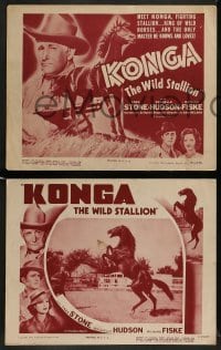 4k425 KONGA THE WILD STALLION 8 LCs R51 Fred Stone, Rochelle Hudson, western horse action!