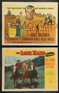 4k446 LONE HAND 8 LCs '53 Joel McCrea, the man with the name that nobody knew in the Rockies!