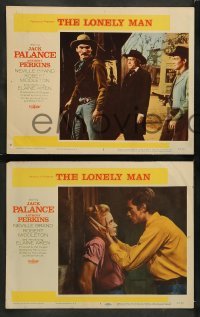 4k448 LONELY MAN 8 LCs '57 Elaine Aiken, Jack Palance, Anthony Perkins, Henry Levin western!