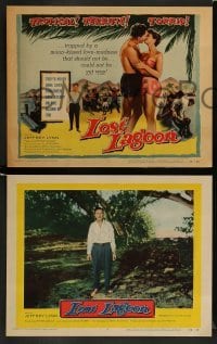 4k450 LOST LAGOON 8 LCs '58 Jeffrey Lynn, Peter Donat. stolen moments, stolen money, stolen kisses!