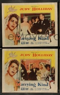 4k478 MARRYING KIND 8 LCs '52 pretty bride Judy Holliday, Aldo Ray, directed by George Cukor!