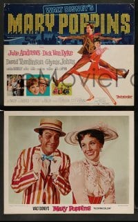 4k030 MARY POPPINS 9 LCs R73 Julie Andrews & Dick Van Dyke in Walt Disney's musical classic!