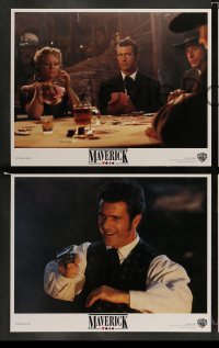 4k482 MAVERICK 8 LCs '94 Mel Gibson, Jodie Foster, James Garner, gambling images!