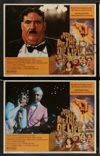 4k504 MONTY PYTHON'S THE MEANING OF LIFE 8 LCs '83 Chapman, Cleese, Gilliam, Idle, Jones, Palin!
