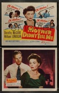 4k507 MOTHER DIDN'T TELL ME 8 LCs '50 great images of Dorothy McGuire, William Lundigan, June Havoc