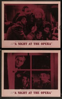 4k536 NIGHT AT THE OPERA 8 LCs R62 Hirschfeld art of Groucho Marx, Chico Marx, Harpo Marx!