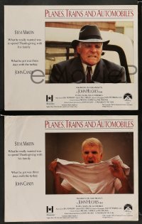 4k591 PLANES, TRAINS & AUTOMOBILES 8 LCs '87 John Hughes, Steve Martin & John Candy classic!