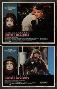 4k602 PRIVATE BENJAMIN 8 LCs '81 Eileen Brennan, Robert Webber, Goldie Hawn in the army!