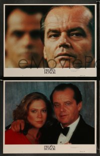 4k605 PRIZZI'S HONOR 8 LCs '85 Jack Nicholson & Kathleen Turner, directed by John Huston!