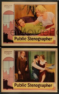 4k864 PUBLIC STENOGRAPHER 4 LCs '34 pretty Lola Lane w/ William Collier Jr., Esther Muir!