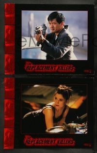 4k622 REPLACEMENT KILLERS 8 LCs '98 cool images of Chow Yun-Fat & sexy Mira Sorvino, Antoine Fuqua!