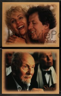 4k839 SHINE 5 LCs '96 romantic images of Lynn Redgrave, Geoffrey Rush, complete set!