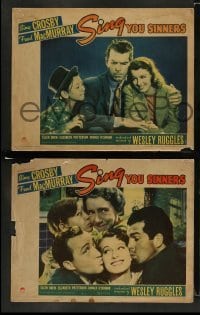 4k840 SING YOU SINNERS 5 LCs '38 Bing Crosby, Fred MacMurray, Ellen Drew, young Donald O'Connor!
