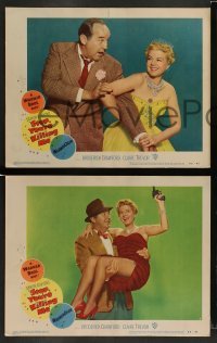4k674 STOP YOU'RE KILLING ME 8 LCs '53 Damon Runyon, Broderick Crawford, Claire Trevor!
