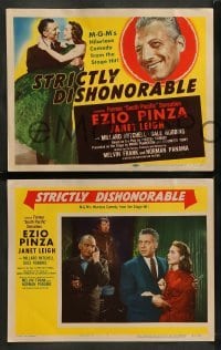 4k680 STRICTLY DISHONORABLE 8 LCs '51 what are Ezio Pinza's intentions toward Janet Leigh?