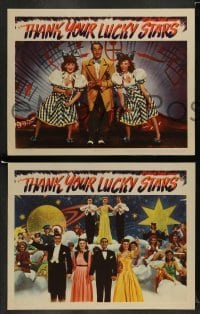 4k900 THANK YOUR LUCKY STARS 3 LCs '43 Warner Bros. all-star patriotic musical, pretty girls!