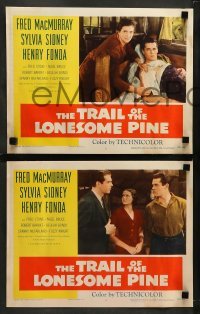 4k721 TRAIL OF THE LONESOME PINE 8 LCs R55 art of Sylvia Sidney, Henry Fonda, Fred MacMurray!