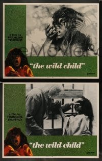 4k763 WILD CHILD 8 LCs '70 Francois Truffaut's classic L'Enfant Sauvage, Jean-Pierre Cargol!
