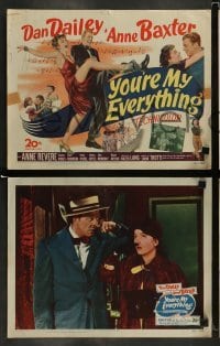 4k789 YOU'RE MY EVERYTHING 8 LCs '49 cool images of Dan Dailey and sexy Anne Baxter!