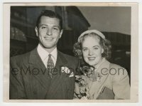 4m072 ALICE FAYE/TONY MARTIN 6x8 news photo '40 celebrity couple files for divorce after 3 years!