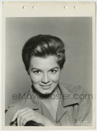 4m082 ANGIE DICKINSON 8x11 key book still '59 great smiling portrait when she was in Rio Bravo!