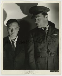 4m227 CRACK-UP 8.25x10 still '36 close up of Brian Donlevy looking down at worried Peter Lorre!