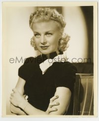 4m375 GINGER ROGERS 8x9.5 still '30s waist-high portrait with arms crossed & stern look!