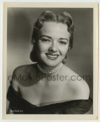4m518 JANE NIGH 8.25x10 still '40s smiling portrait in low-cut strapless dress with pearls!