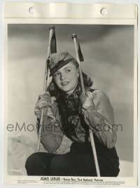 4m537 JOAN LESLIE 8x11 key book still '42 close up going skiing before working in The Hard Way!